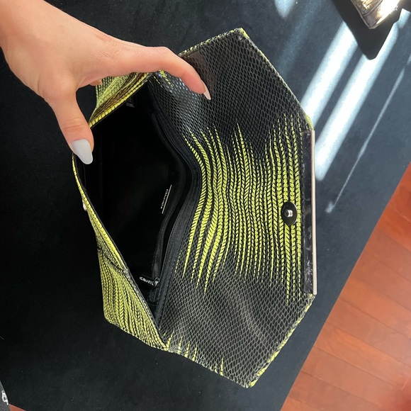 BcbgMaxAzria Snake Leather Clutch - Picture 3 of 6